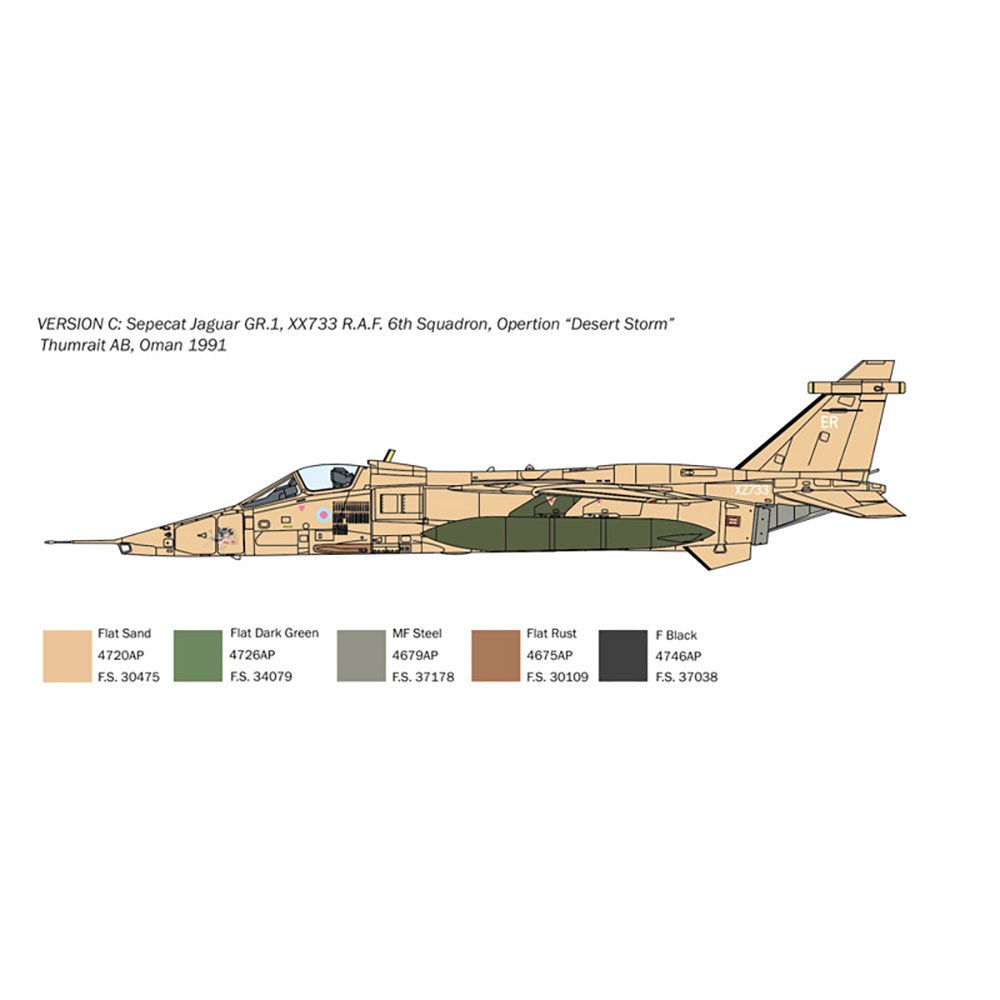 ITALERI 1/72 SEPECAT JAGUAR GR.1-3 "R.A.F. SERVICE"