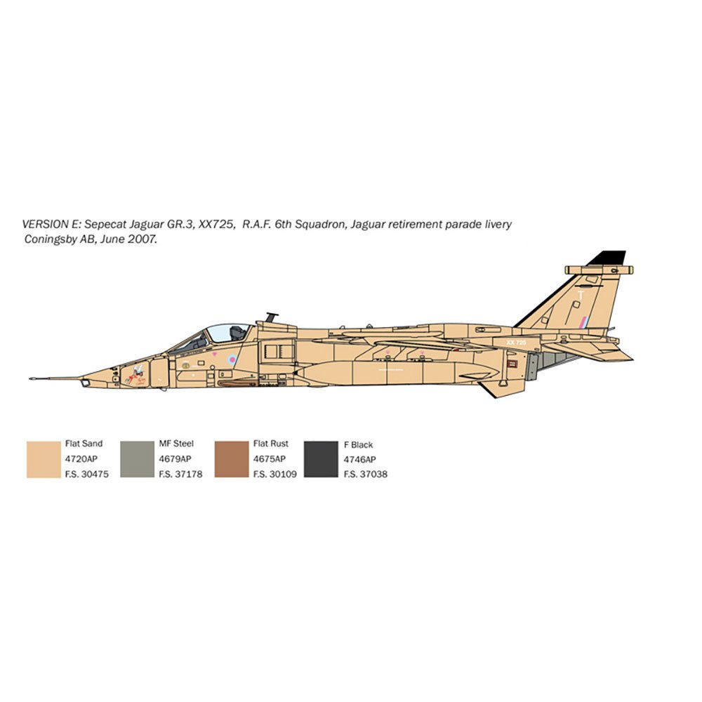 ITALERI 1/72 SEPECAT JAGUAR GR.1-3 "R.A.F. SERVICE"