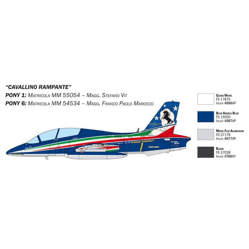 ITALERI 1/72 MB-339 60TH P.A.N. ANNIVERSARY