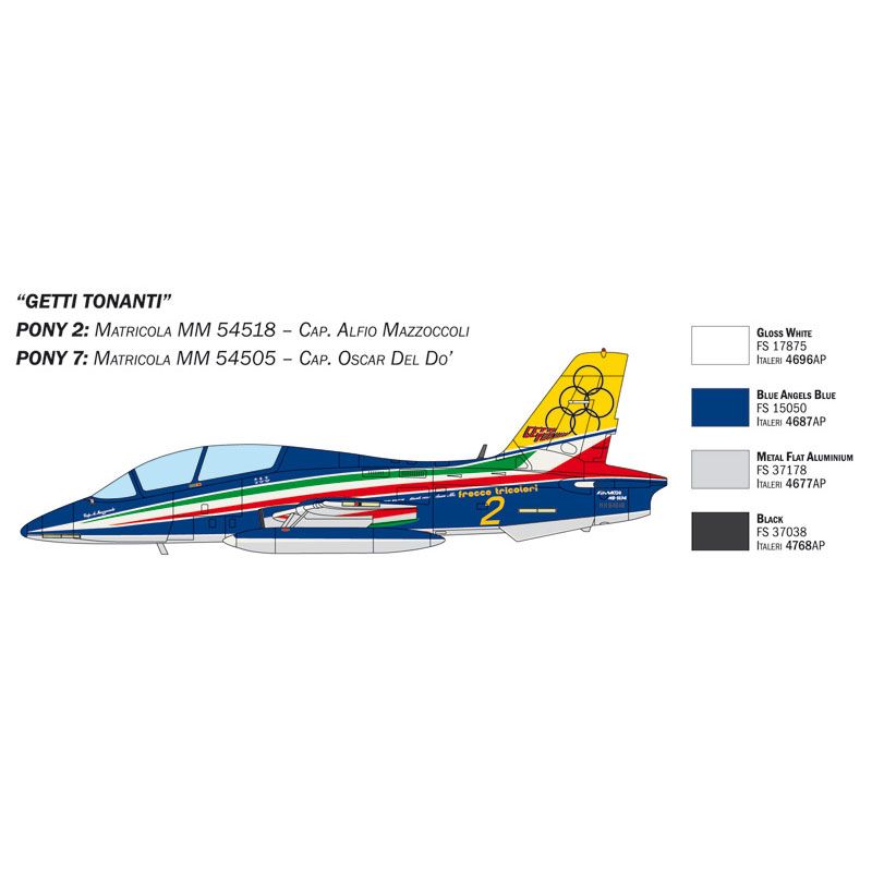 ITALERI 1/72 MB-339 60TH P.A.N. ANNIVERSARY