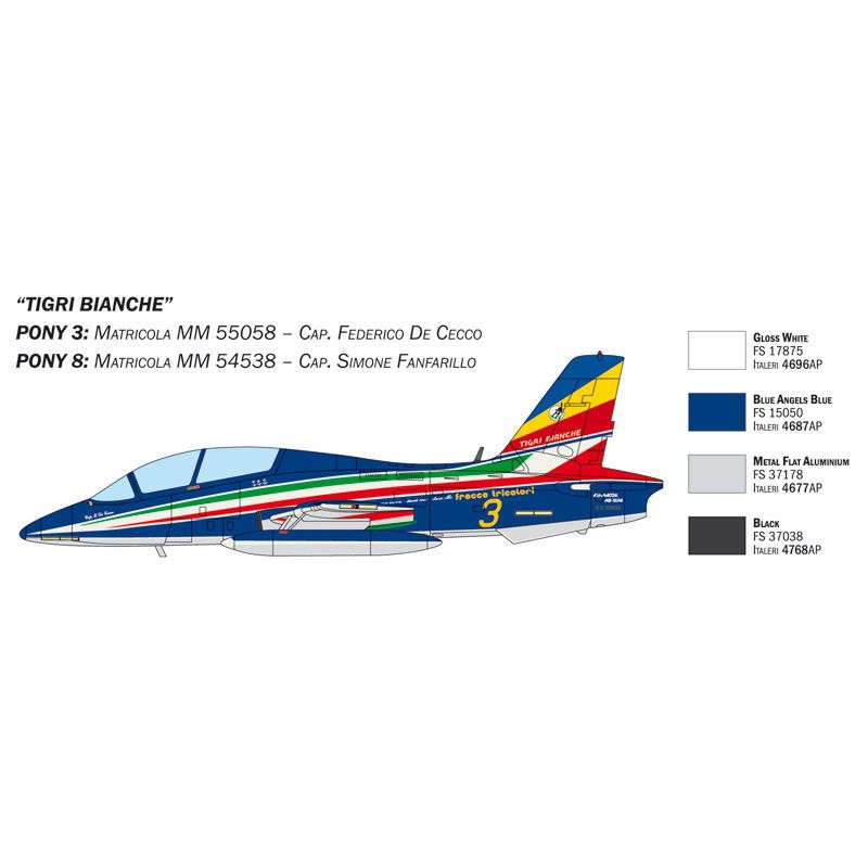 ITALERI 1/72 MB-339 60TH P.A.N. ANNIVERSARY