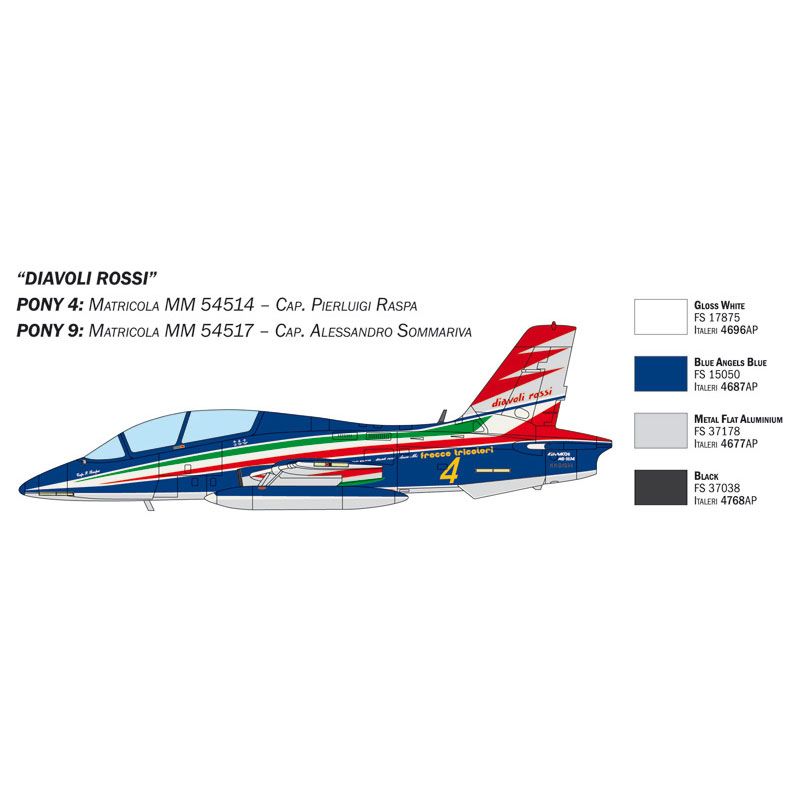 ITALERI 1/72 MB-339 60TH P.A.N. ANNIVERSARY