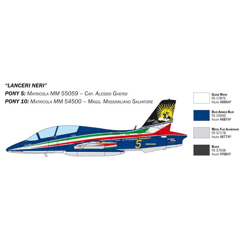 ITALERI 1/72 MB-339 60TH P.A.N. ANNIVERSARY