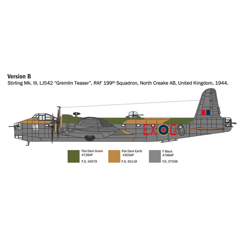 ITALERI 1/72 STIRLING MK.III