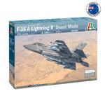 ITALERI 1/72 F-35A LIGHTNING II (BEAST MODE)  WITH AUS. DECALS