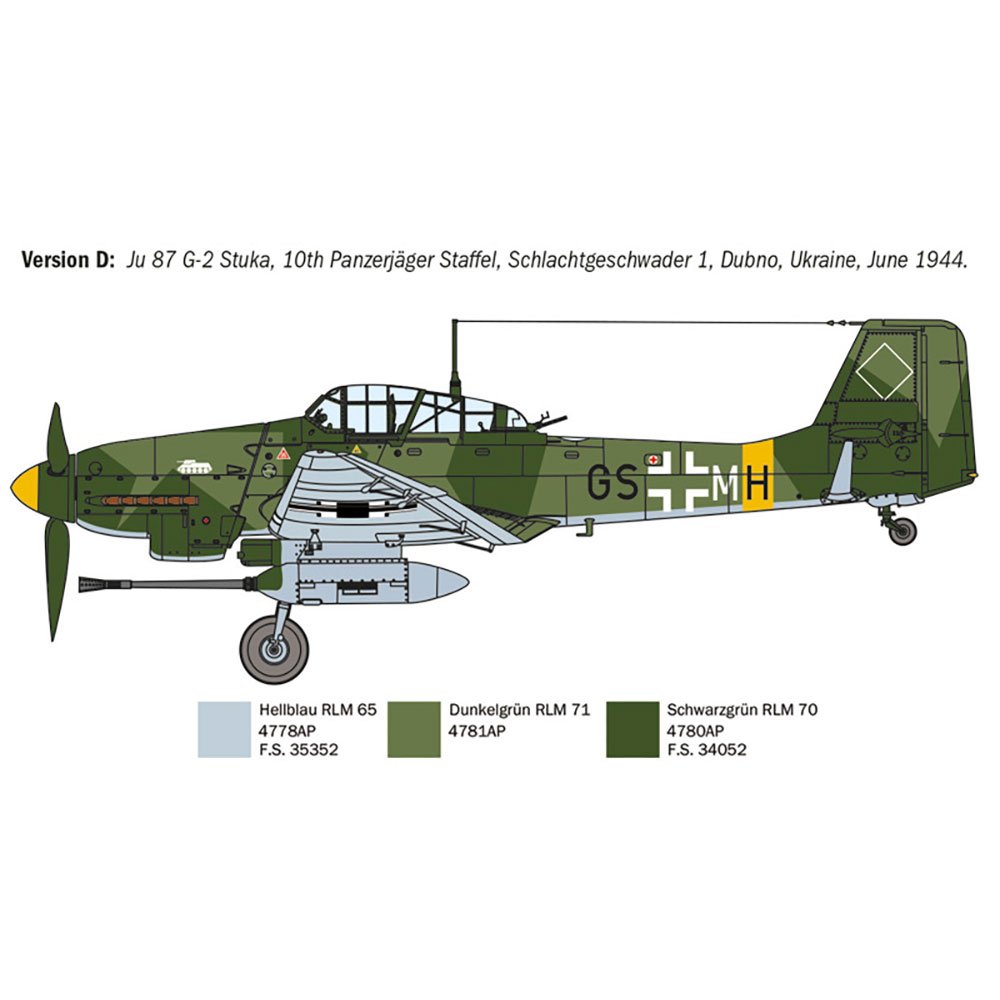 ITALERI 1/72 JUNKER JU-87G-2 KANONENVOGEL