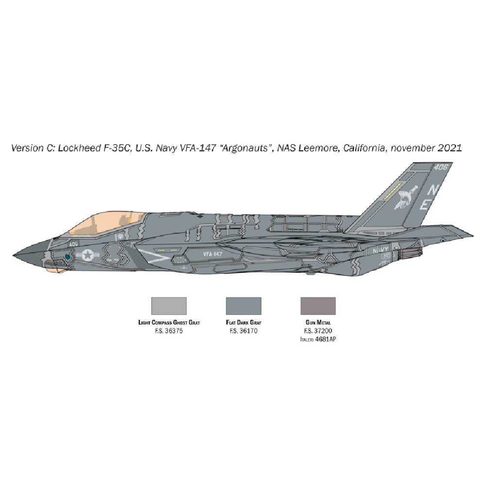 ITALERI 1/72 F-35C LIGHTNING II