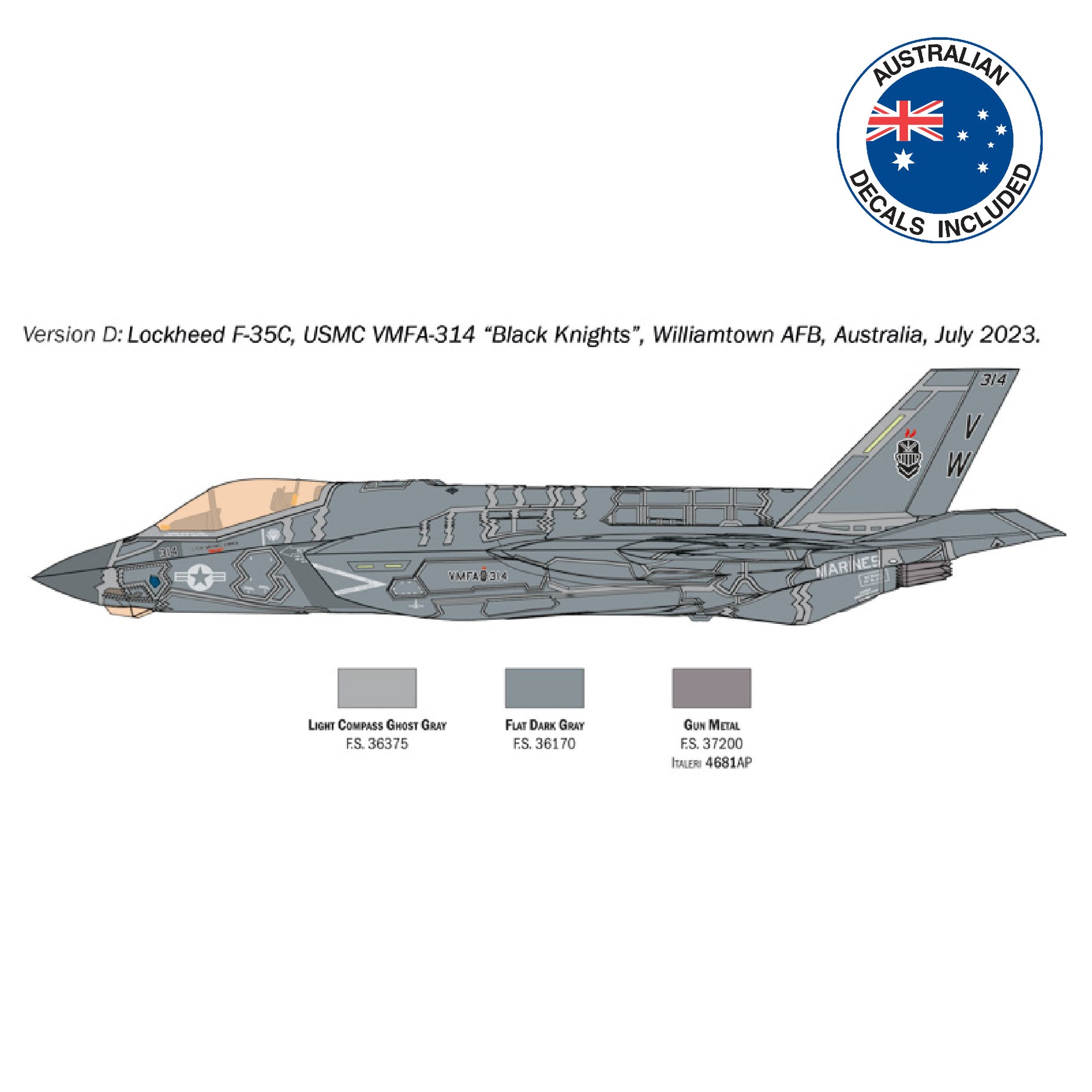 ITALERI 1/72 F-35C LIGHTNING II
