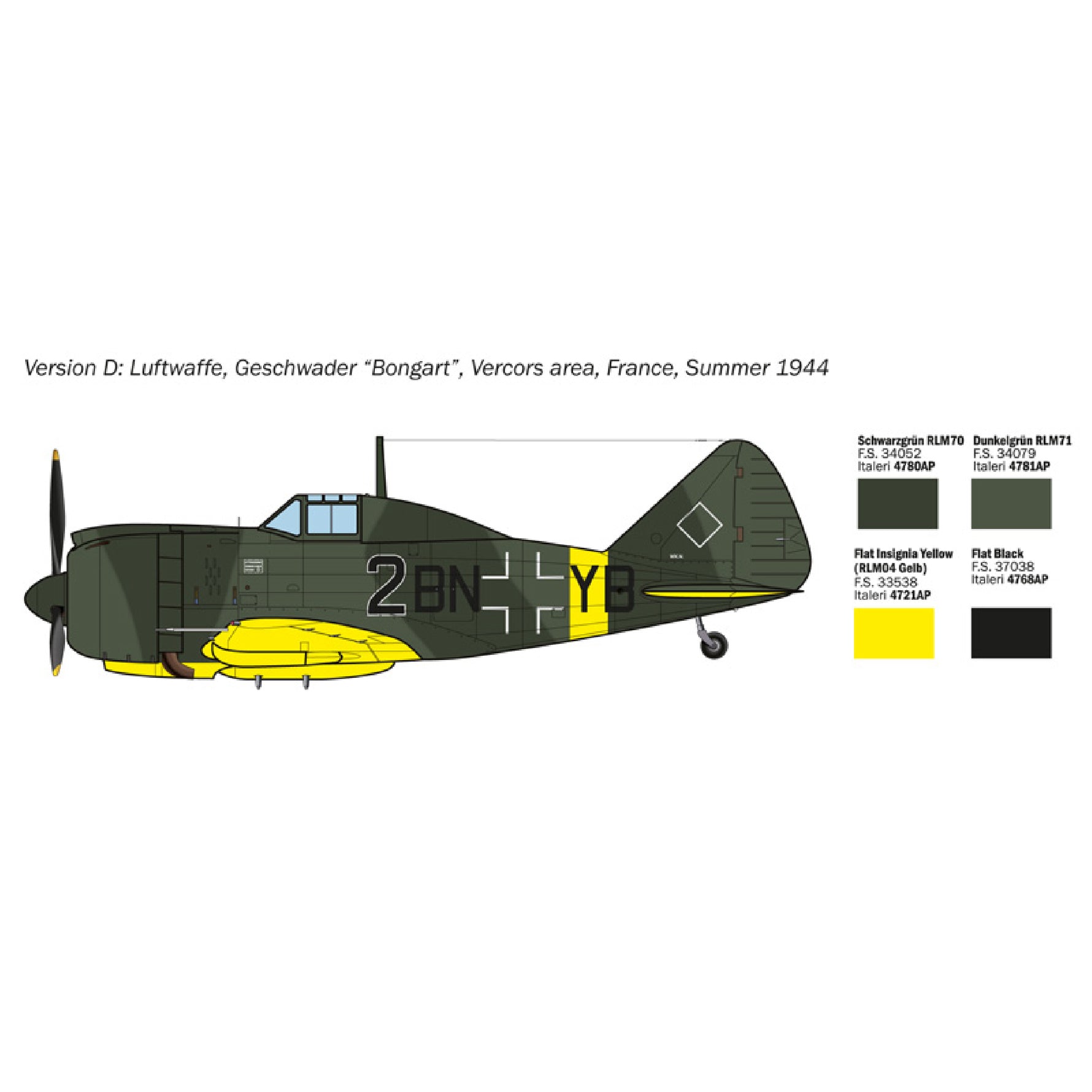 ITALERI 1/72 REGGIANE RE.2002 ARIETE
