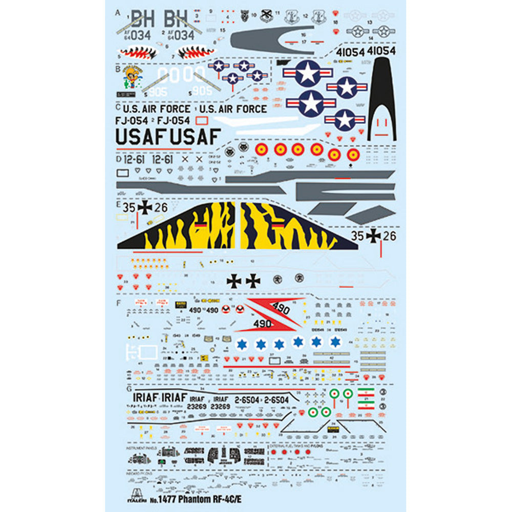 ITALERI 1/72 RF-4 C/E PHANTOM II