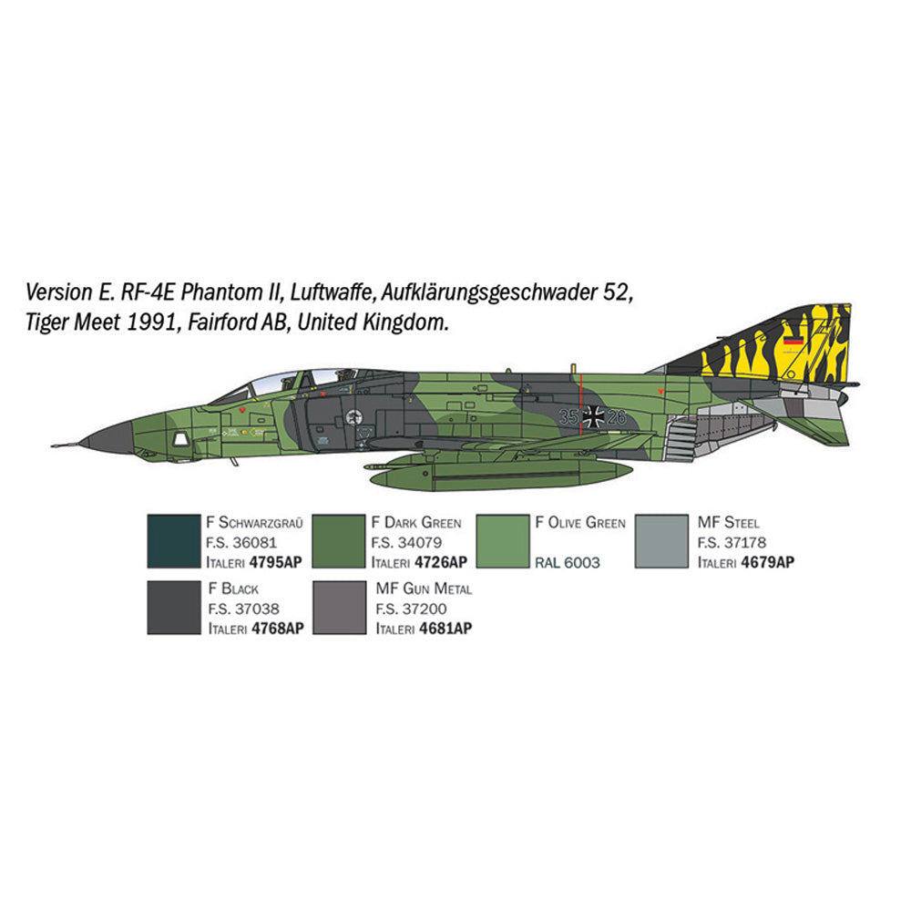 ITALERI 1/72 RF-4 C/E PHANTOM II