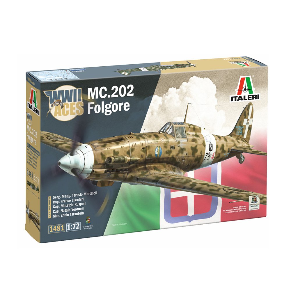 ITALERI 1/72 MC.202 FOLGORE ACES
