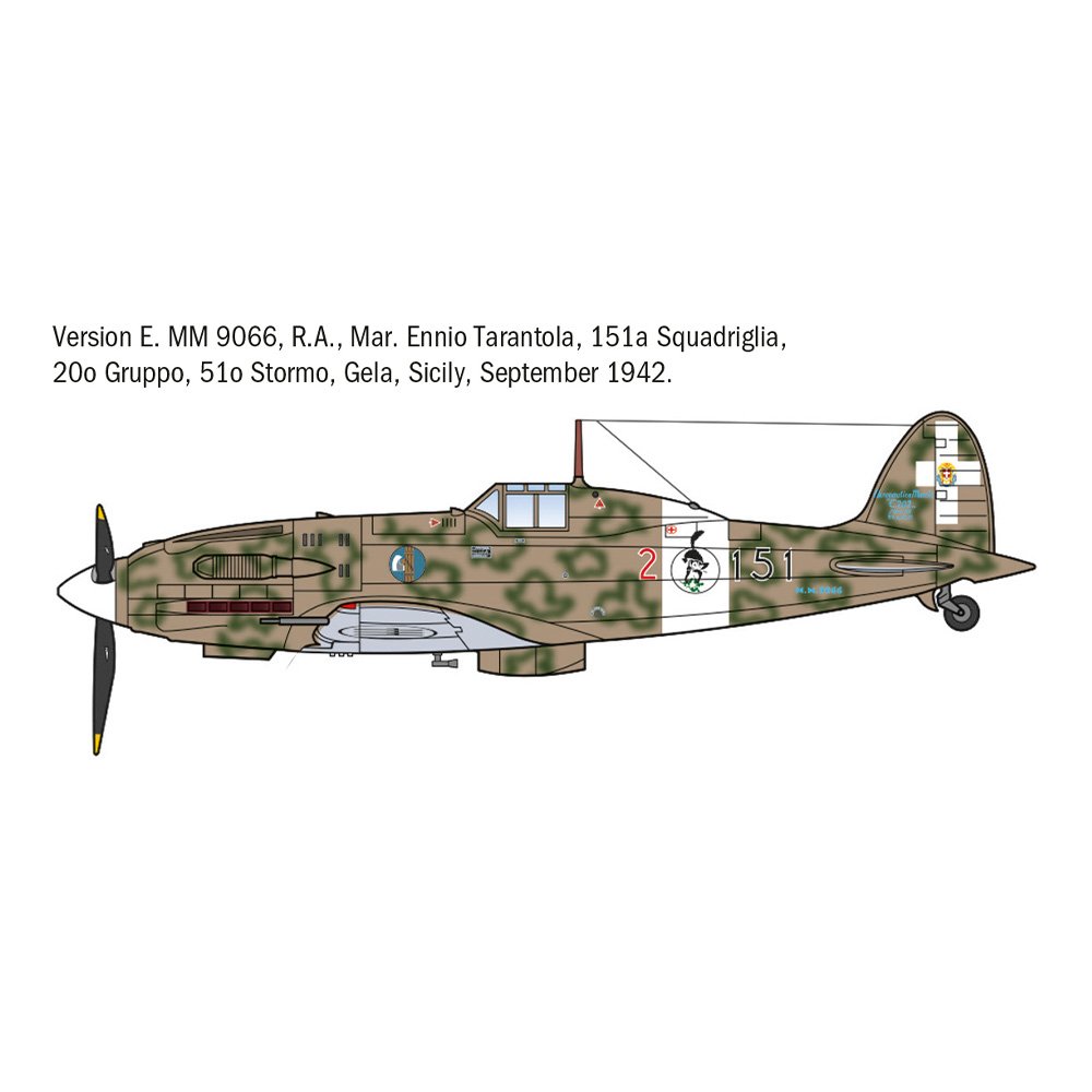 ITALERI 1/72 MC.202 FOLGORE ACES