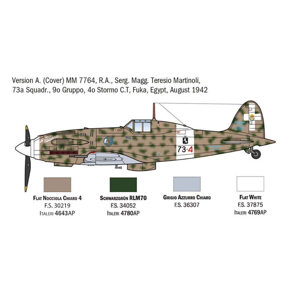 ITALERI 1/72 MC.202 FOLGORE ACES