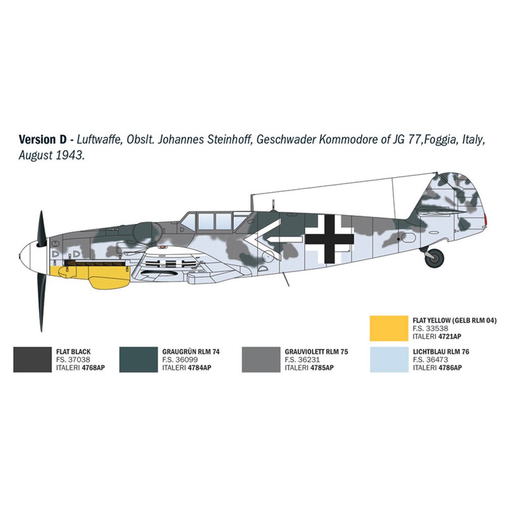 ITALERI 1/72 BF109 G-6 ACES