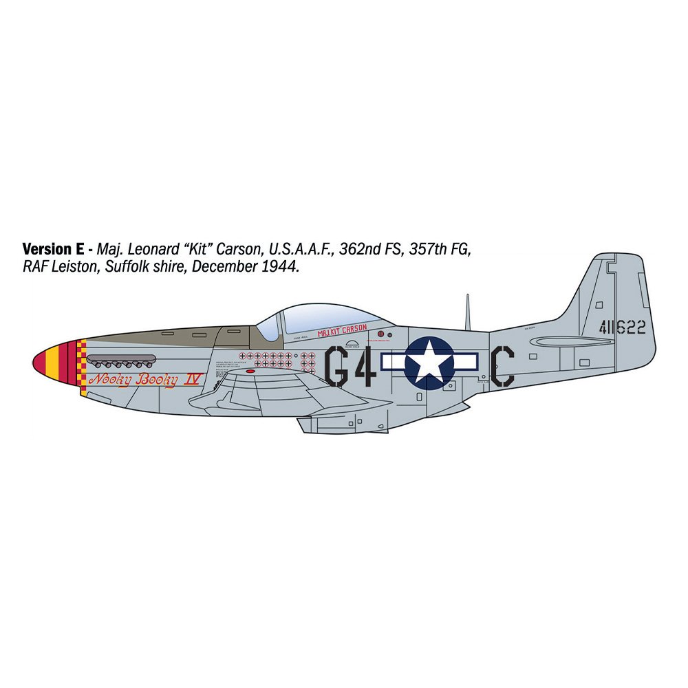 ITALERI 1/72 P-51D MUSTANG ACES