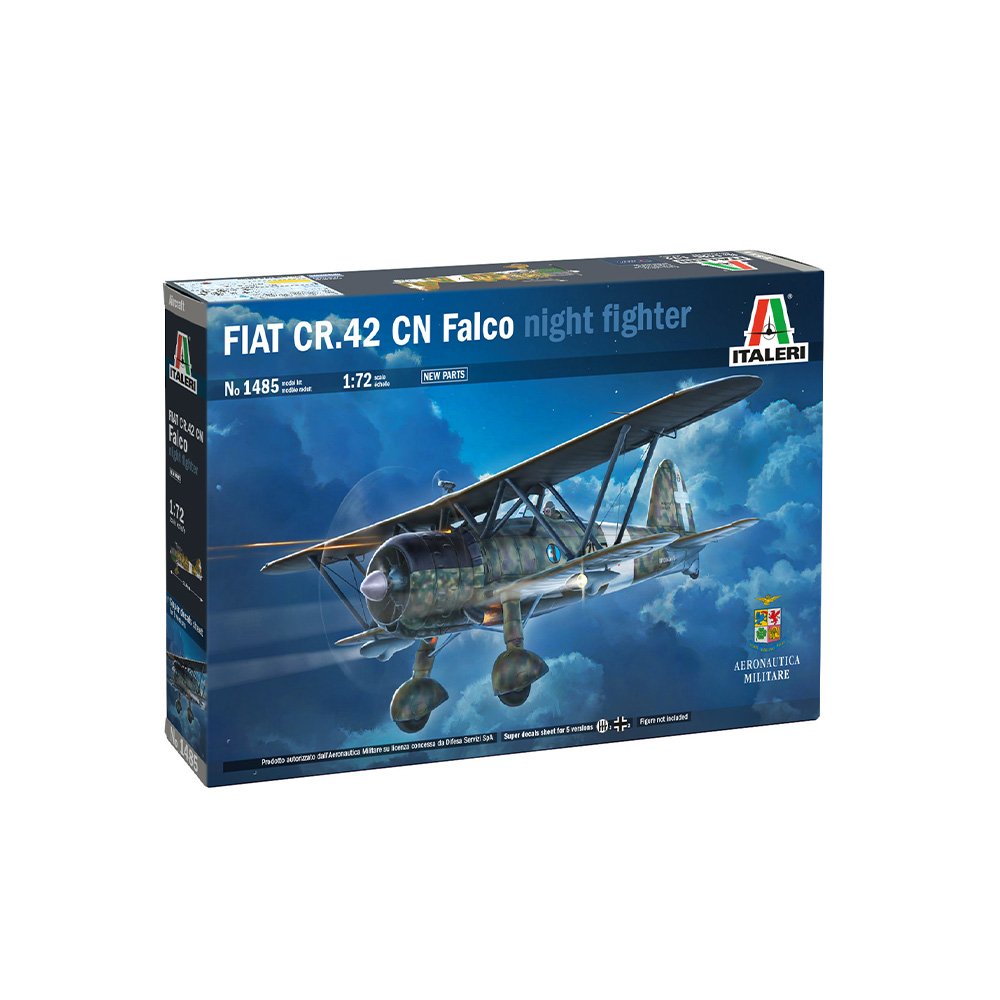ITALERI 1/72 FIAT CR.42 CN “FALCO” NIGHT FIGHTER