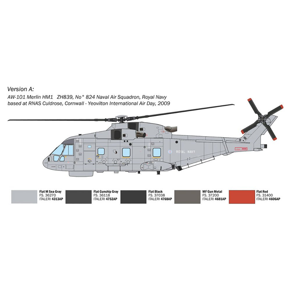 ITALERI 1/72 AW-101 MERLIN HM.1