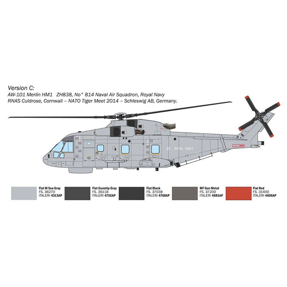 ITALERI 1/72 AW-101 MERLIN HM.1