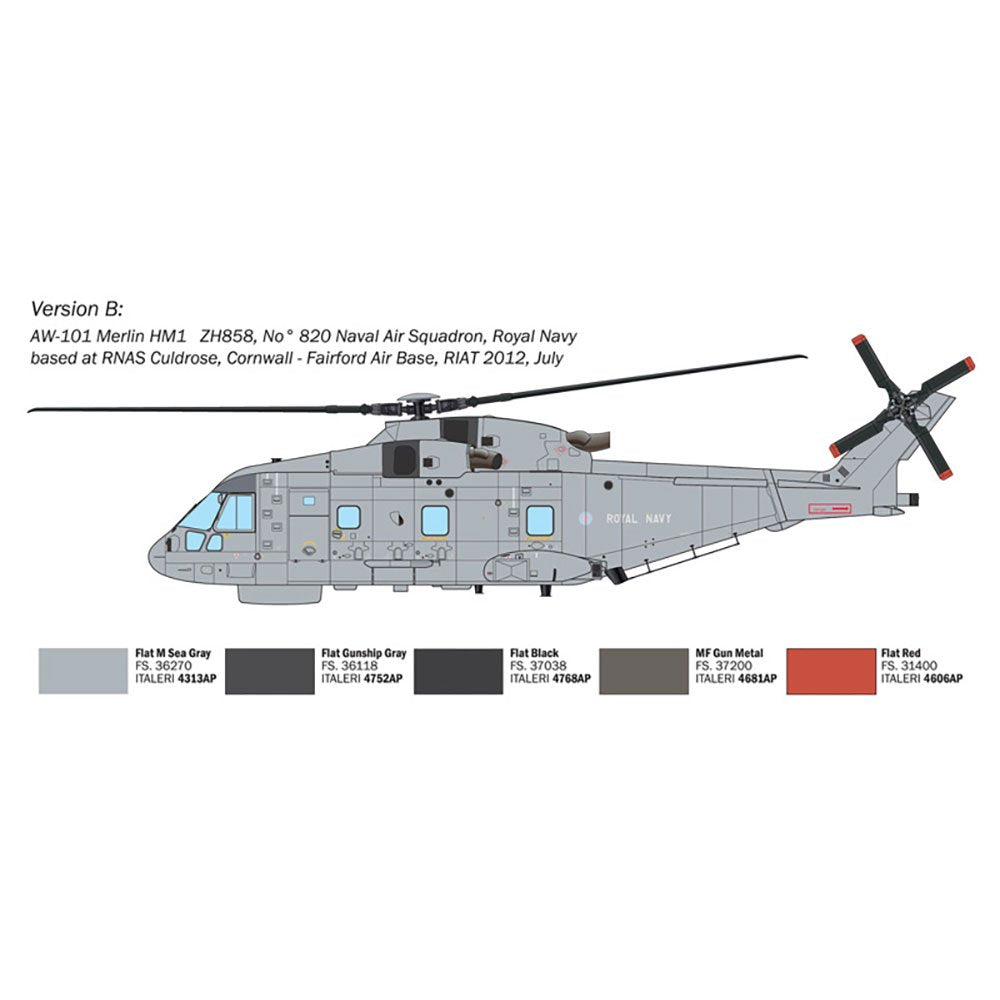 ITALERI 1/72 AW-101 MERLIN HM.1