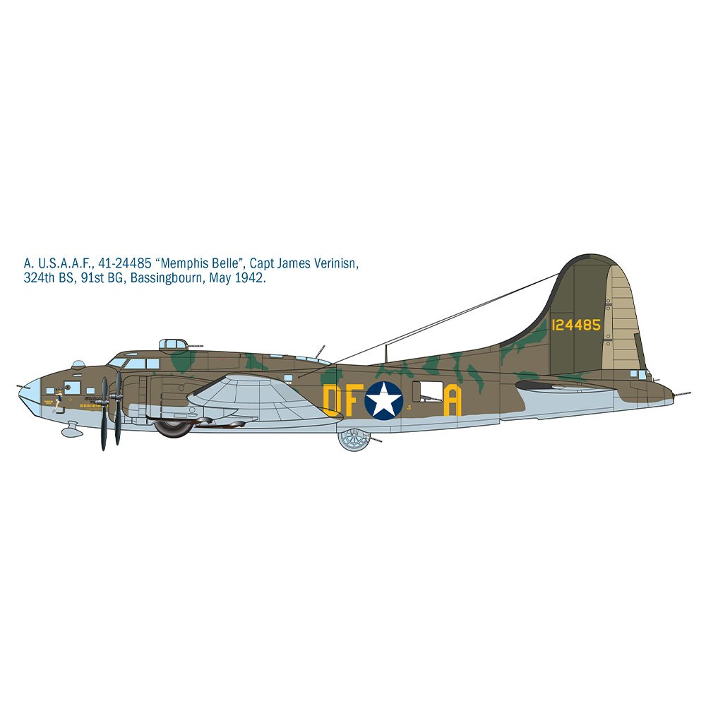 ITALERI 1/72 B-17F FLYING FORTRESS