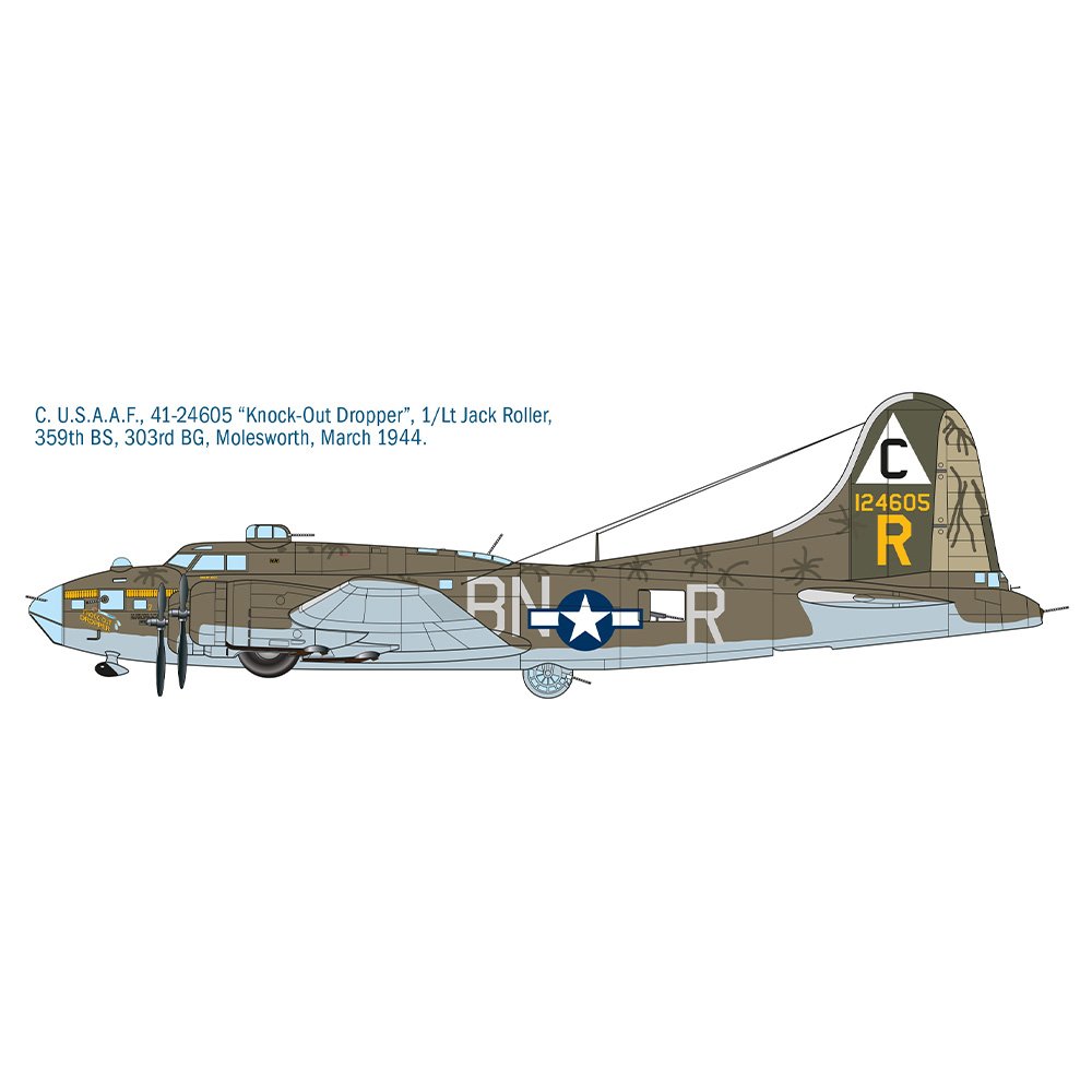 ITALERI 1/72 B-17F FLYING FORTRESS