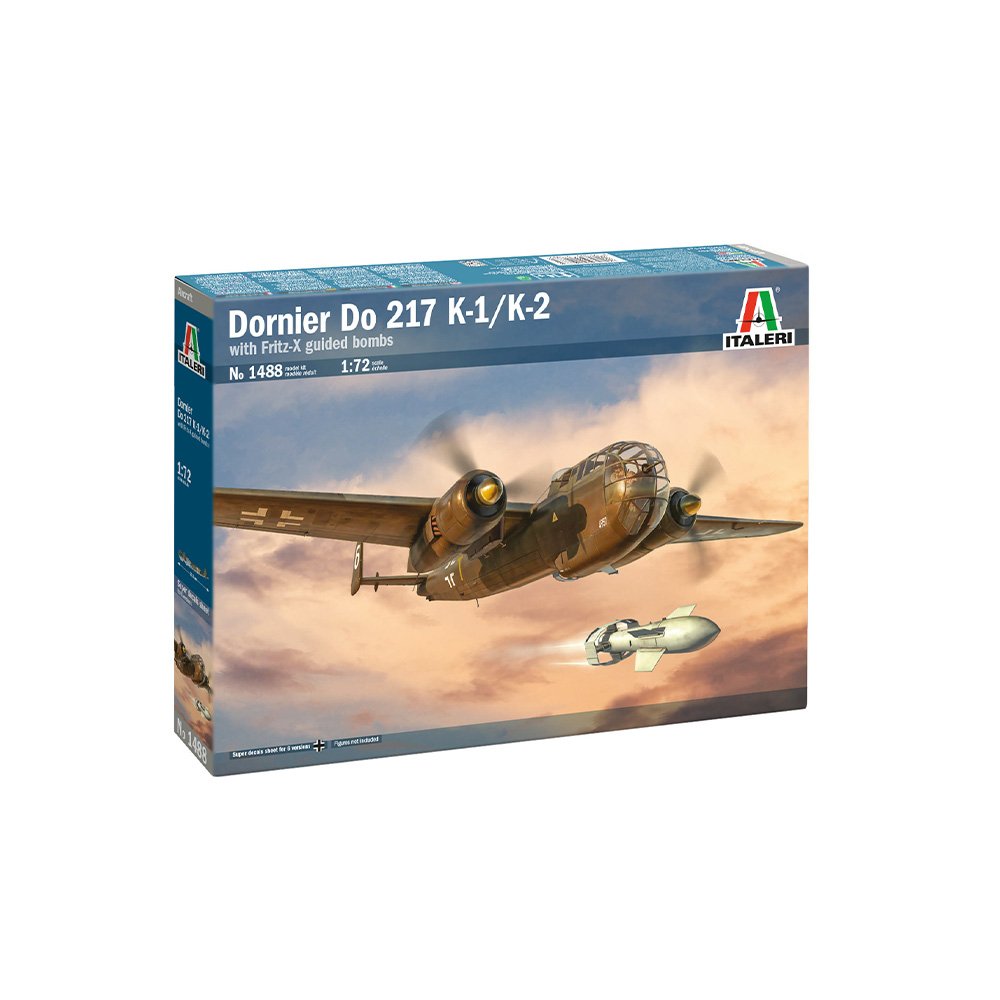ITALERI 1/72 DORNIER DO 217 K-1/K-2 WITH FRITZ-X GUIDED BOMBS