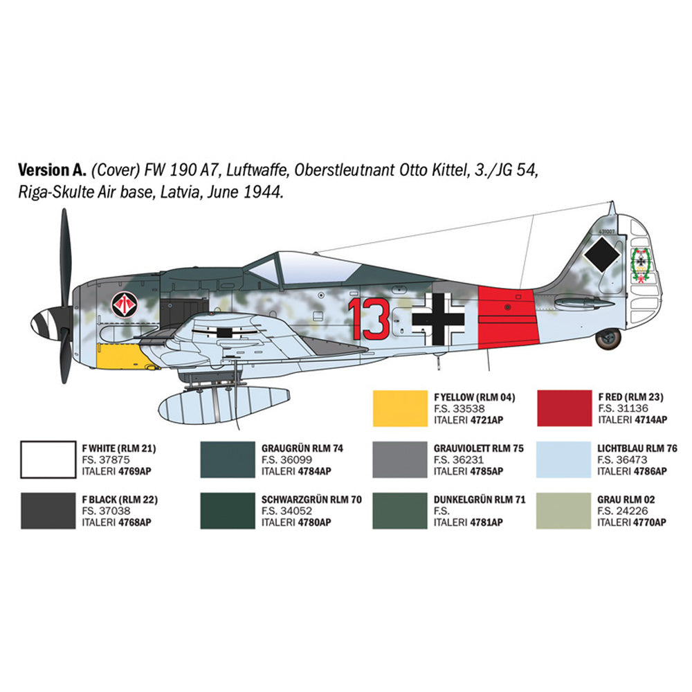 ITALERI 1/72 FW 190 A-8/F ACES