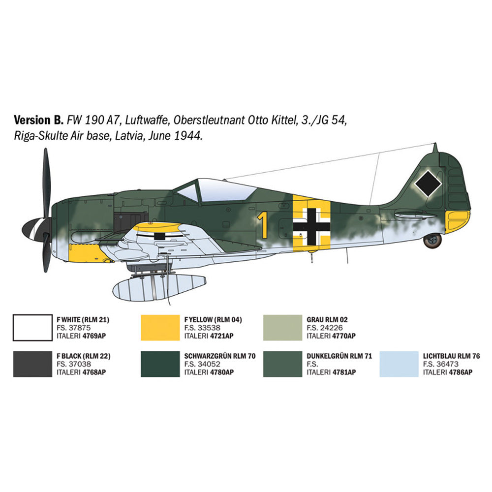 ITALERI 1/72 FW 190 A-8/F ACES
