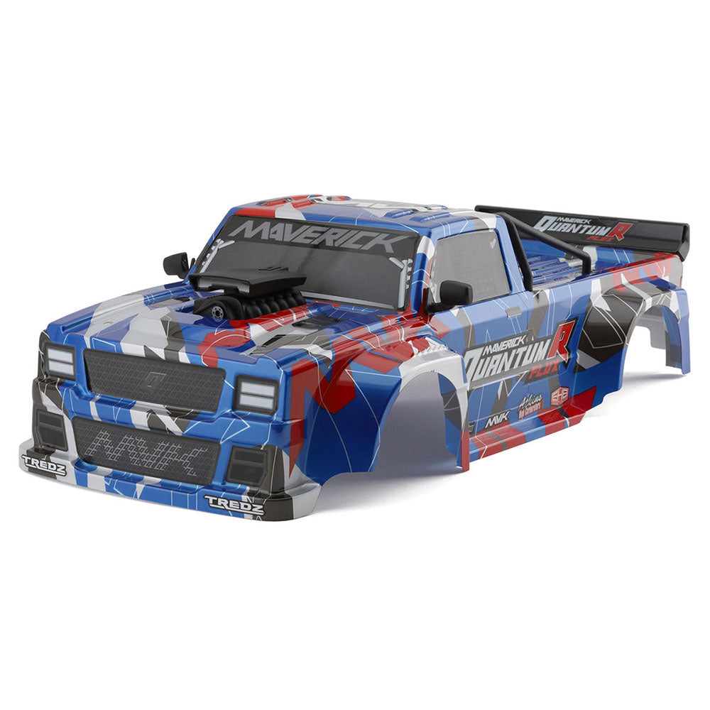 MAVERICK QUANTUMR RACE TRUCK BODY (BLUE/RED)