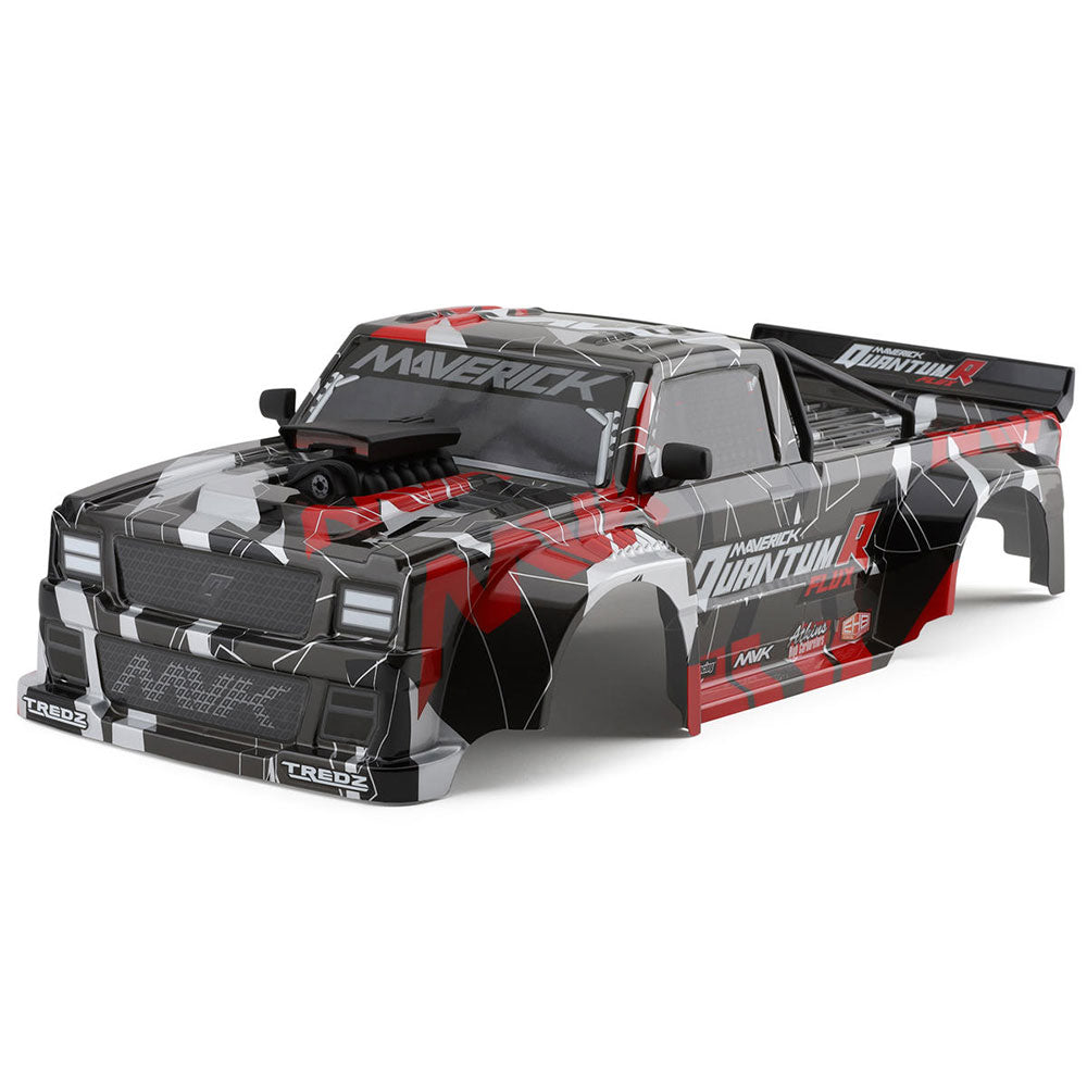 MAVERICK QUANTUMR RACE TRUCK BODY (BLACK/RED)
