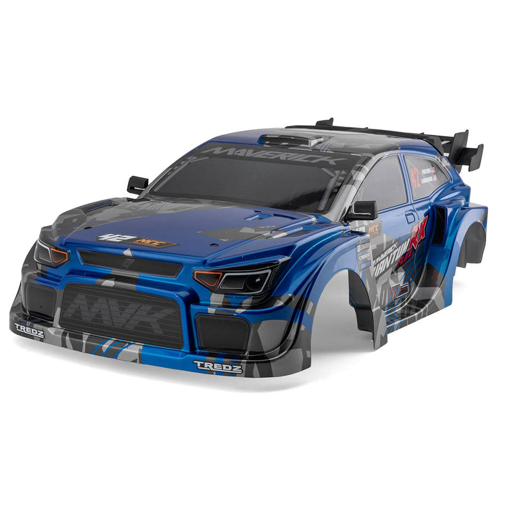 MAVERICK QUANTUMRX RALLY CAR BODY - BLUE