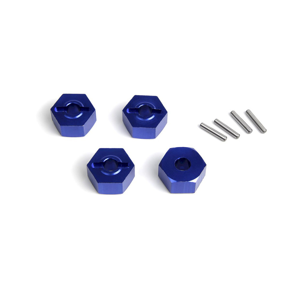 MAVERICK ALUMINIUM 14MM HEX HUB SET (BLUE/4PCS)