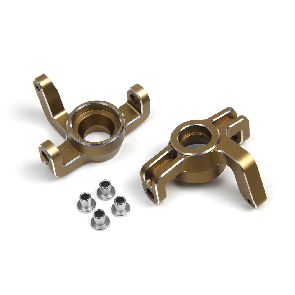 MAVERICK ALUMINIUM STEERING SPINDLE SET (GOLD/LEFT/RIGHT)
