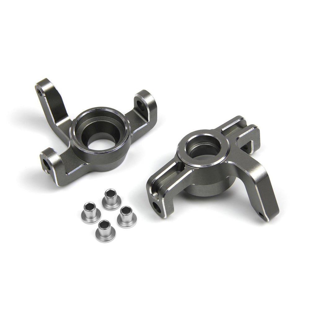 MAVERICK ALUMINIUM STEERING SPINDLE SET (GREY/LEFT/RIGHT)
