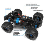 MAVERICK 1/18 ATOM AT1 4WD ELECTRIC TRUCK - BLUE