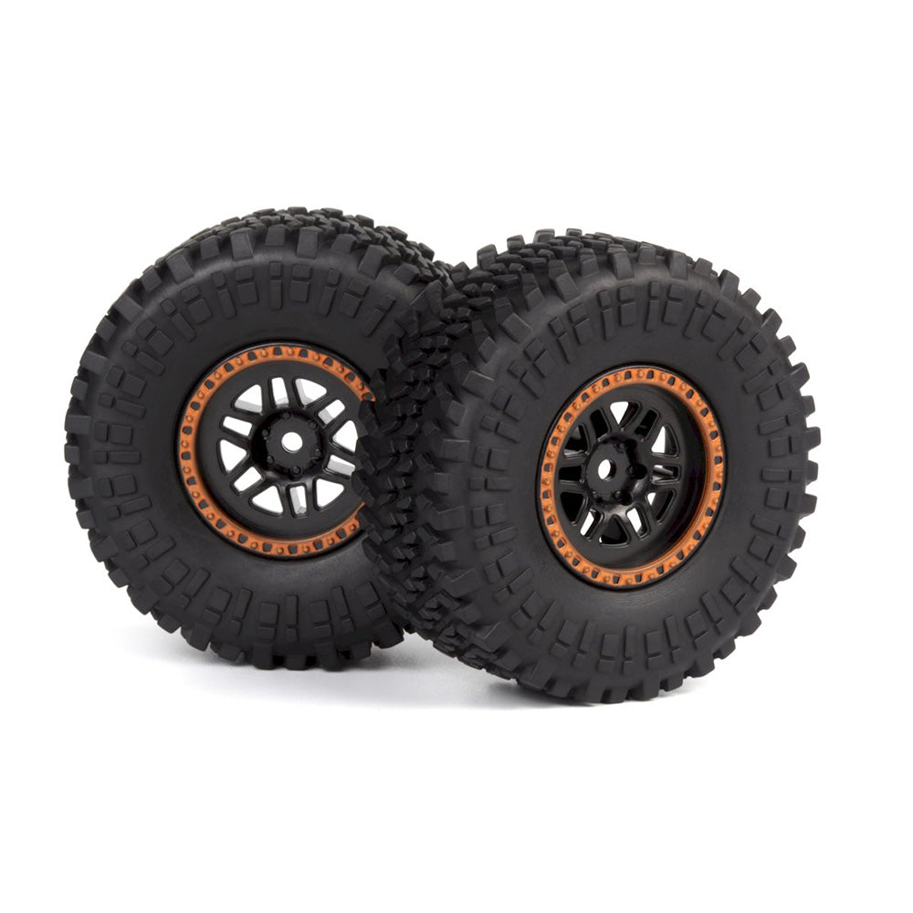 MAVERICK ASSEMBLED WHEEL & TYRE (ORANGE/2PCS)
