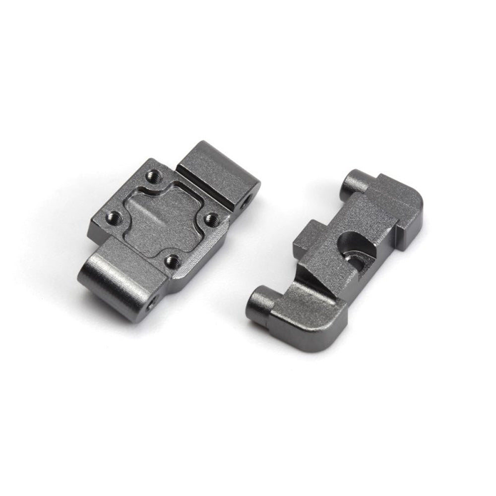 MAVERICK MICROBE ALUMINUM FRONT PIVOT BLOCK SET (GREY)