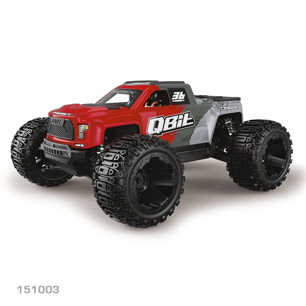 MAVERICK 1/16 QBIT MT MONSTER TRUCK - RED