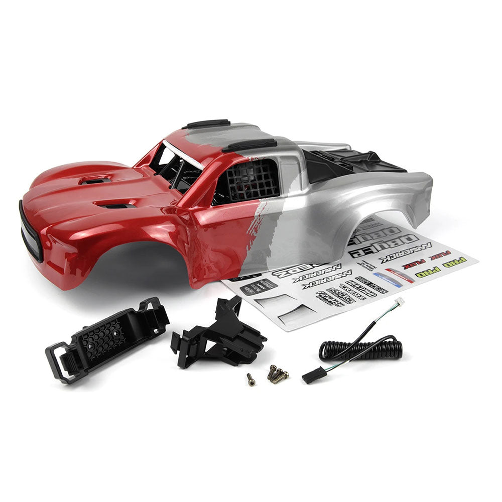 MAVERICK QBYTE SC 1/12TH PRINTED BODY - RED