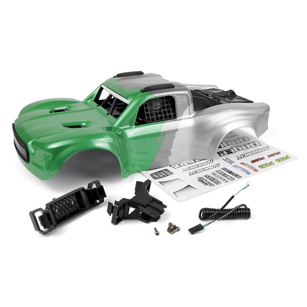 MAVERICK QBYTE SC 1/12TH PRINTED BODY - GREEN