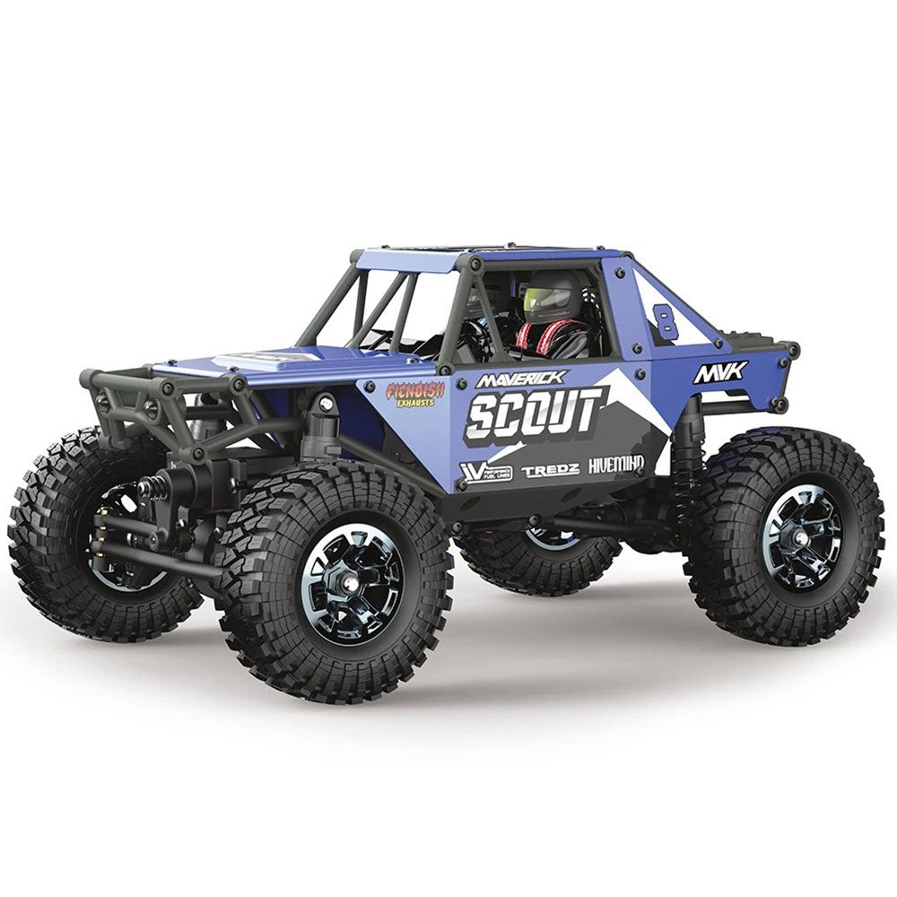 MAVERICK SCOUT-24 1/24TH ROCK CRAWLER - BLUE