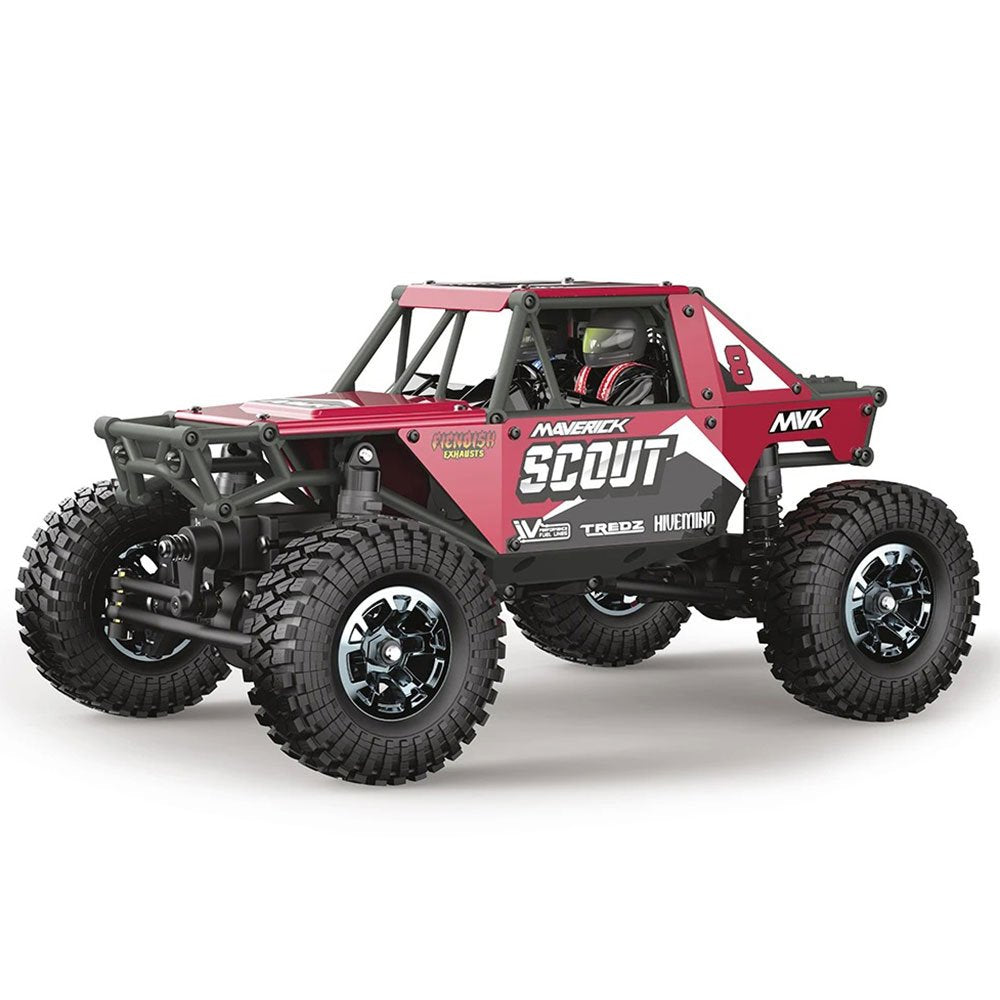 MAVERICK SCOUT-24 1/24TH ROCK CRAWLER - RED