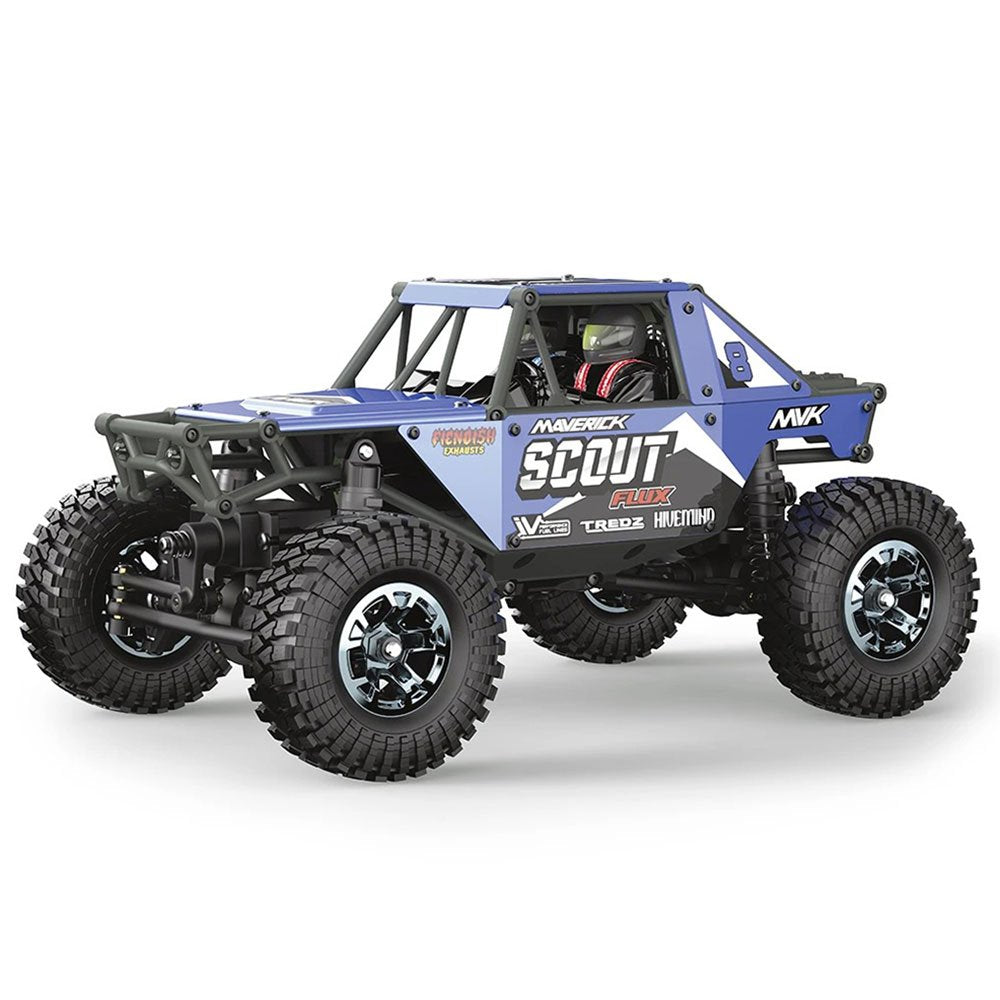 MAVERICK SCOUT-24 FLUX 1/24TH ROCK CRAWLER - BLUE