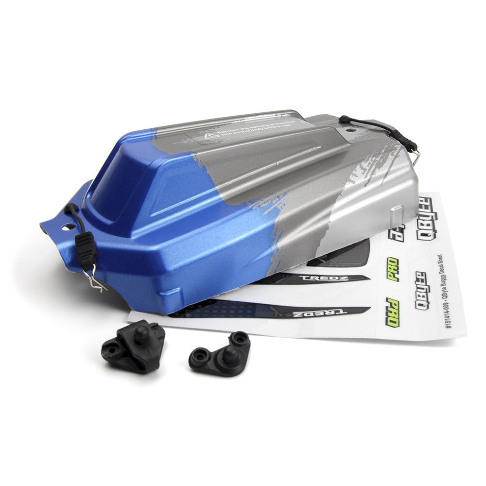 MAVERICK QBYTE XB 1/12TH BUGGY PRINTED BODY - BLUE