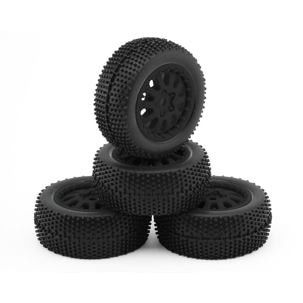 MAVERICK SIDEPIN SC WHEEL/TYRE SET (BLACK/FRONT/REAR)