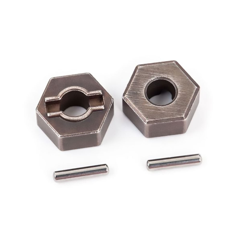 TRAXXAS WHEEL HUBS HEX (STEEL) (2)/ AXLE PINS (2)