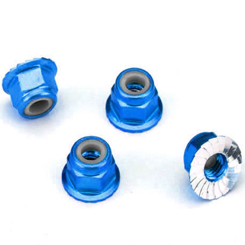 TRAXXAS LOCK NUTS 4MM ALUMINIUM