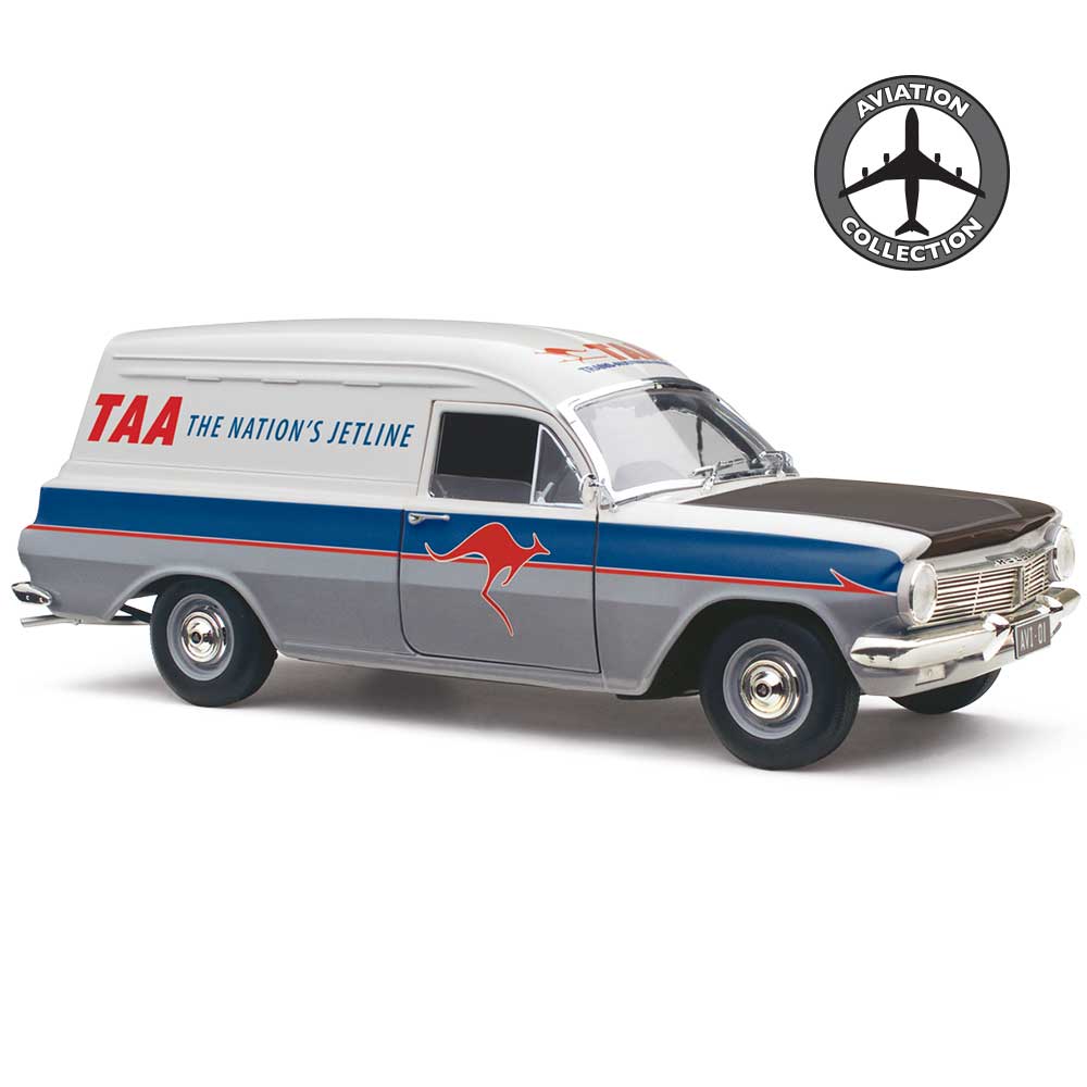 CLASSIC CARLECTABLES 1/18 HOLDEN EH PANEL VAN - TAA - AVIATION COLLECTION NO.01