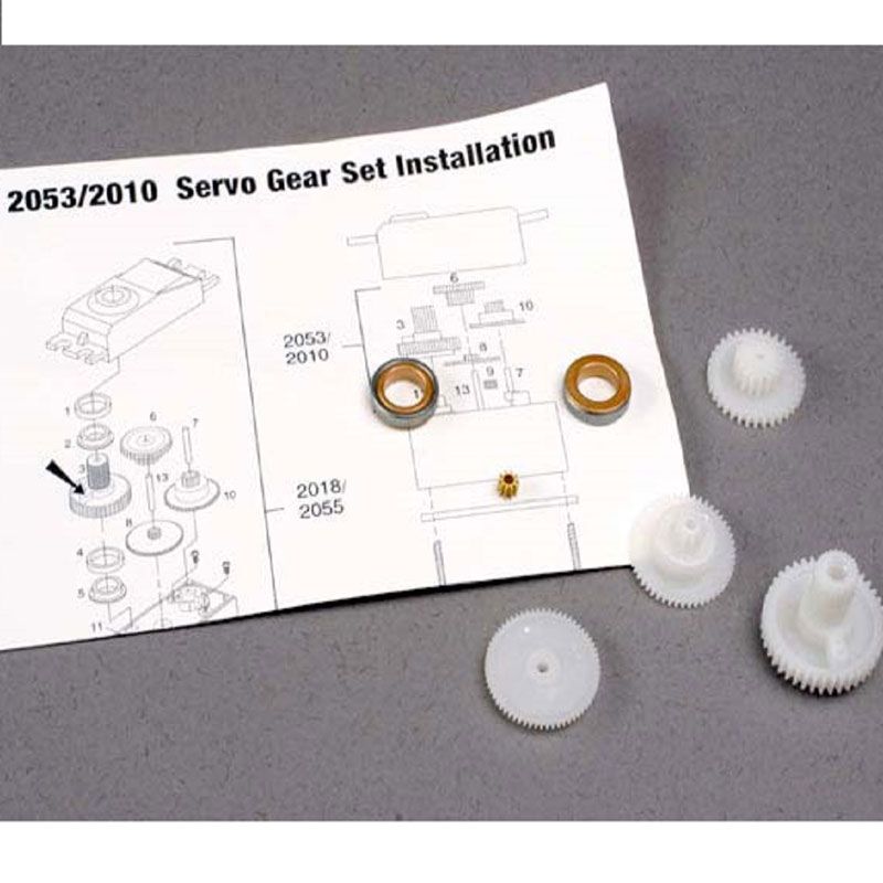TRAXXAS GEAR SET-FOR 2018 SERVOS